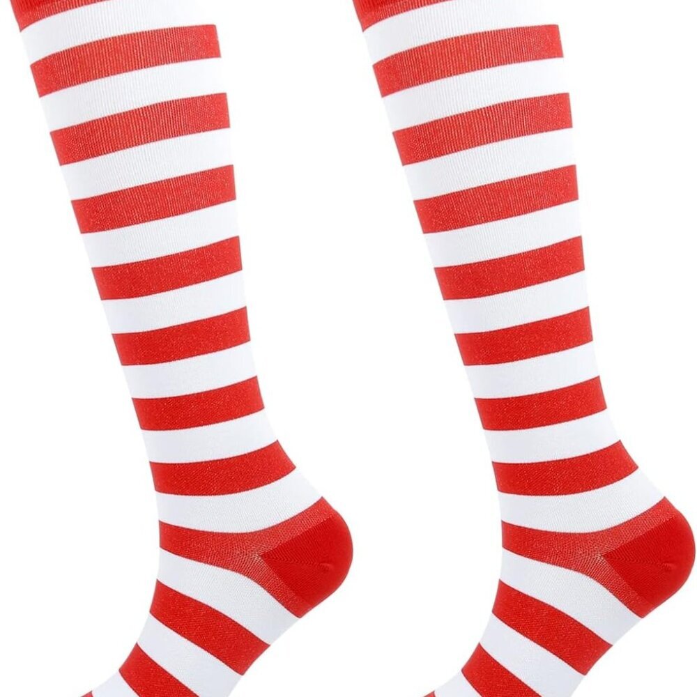 Compression Socks for Women Knee High for Running Athletic Nurses Pregnant Women